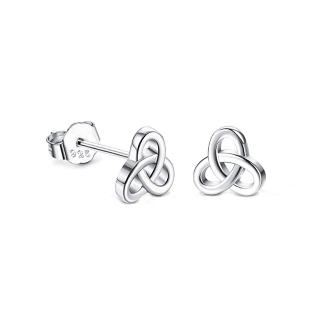 Nklaus 2x Pair 925 Sterling Silver Celtic Gothic Ear Studs Feather Nklaus 2x Pair 925 Sterling Silver Celtic Gothic Ear Studs Feather