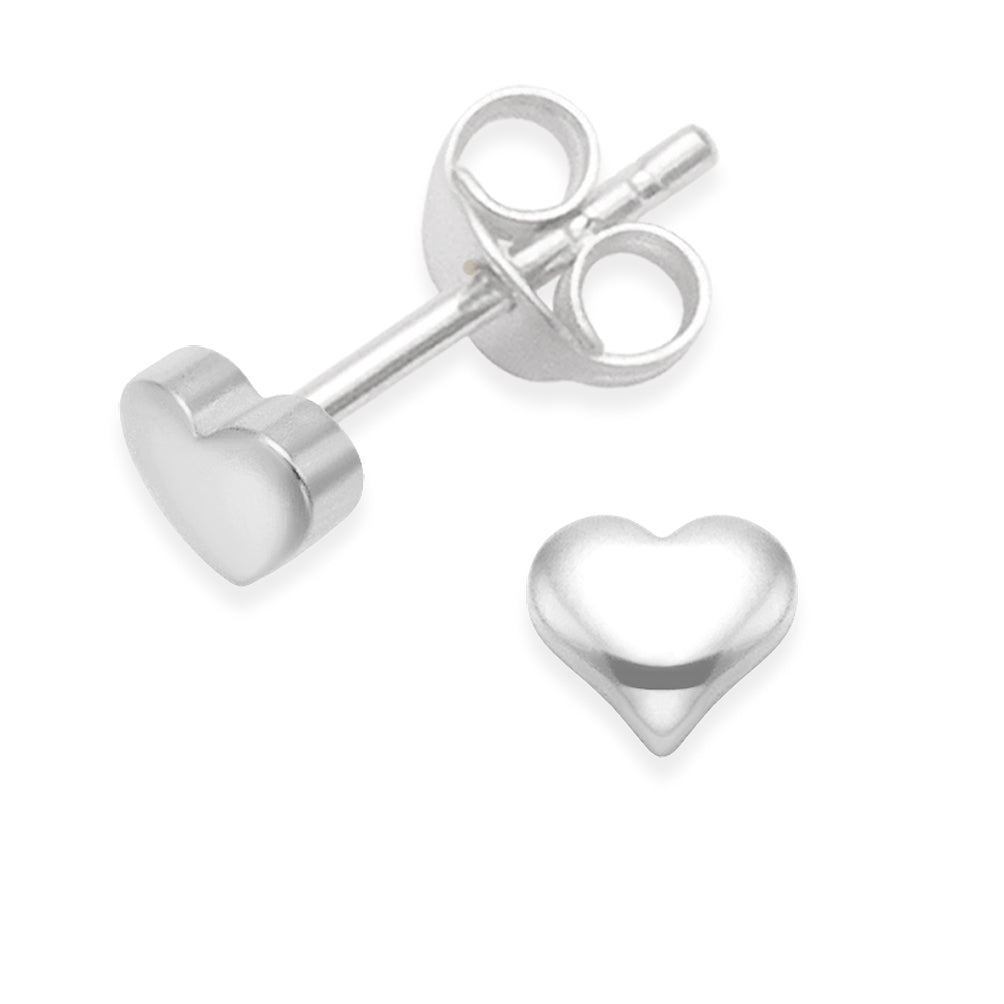 Sterling Silver Heart Earrings