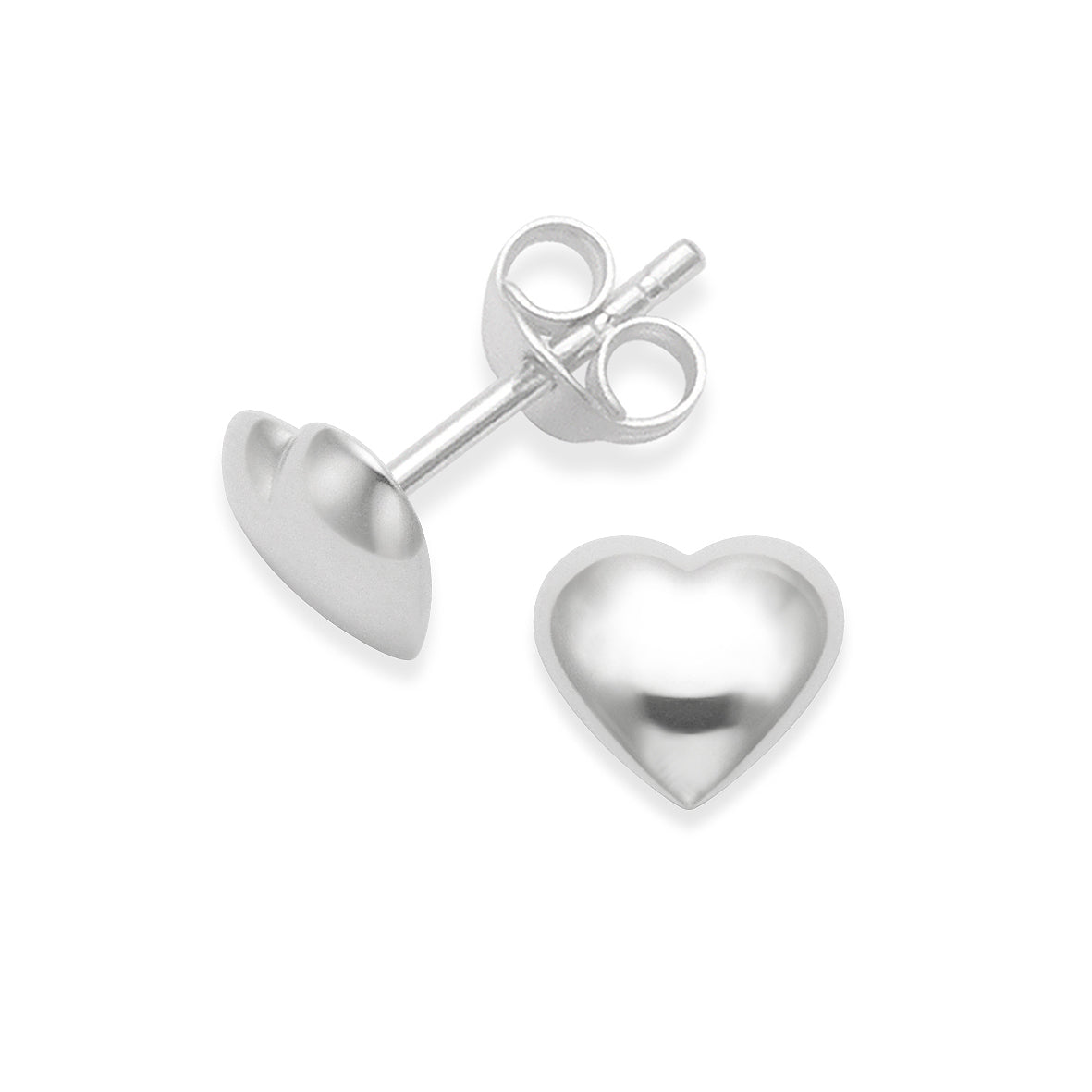 Sterling Silver Heart Earrings