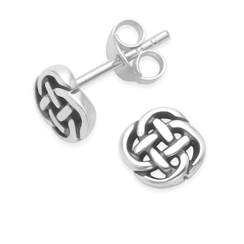 925 Sterling Silver Celtic Earrings