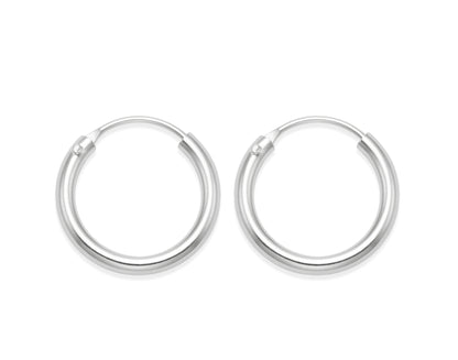 Sterling Silver 20mm Hoop Earrings