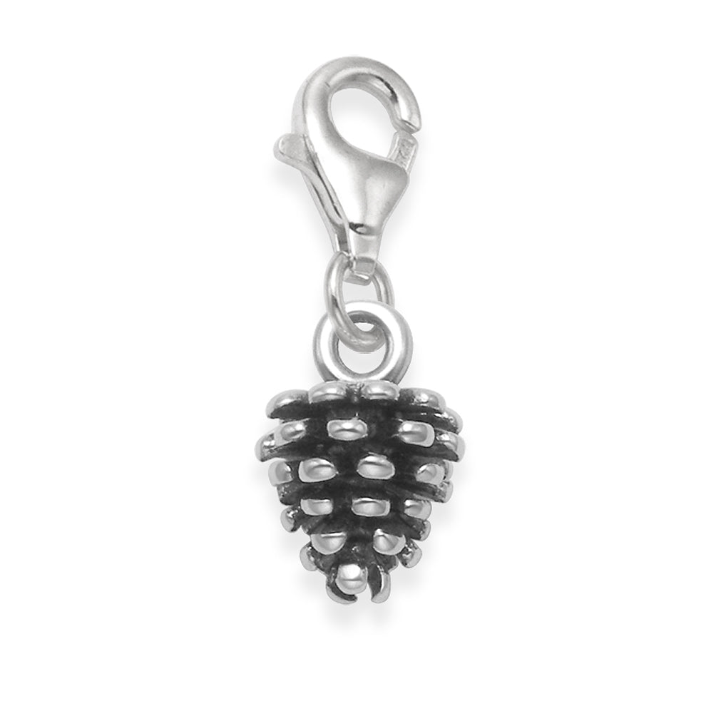 Sterling Silver Sterling Silver Pine Cone Charm