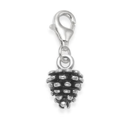 Sterling Silver Sterling Silver Pine Cone Charm