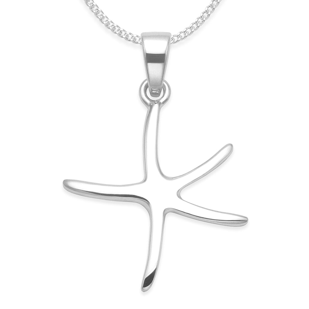 Sterling Silver Starfish Necklace