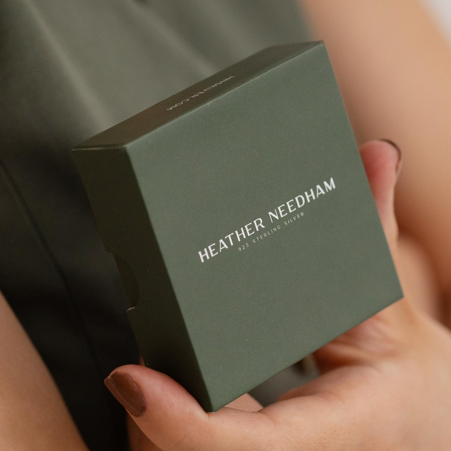 Heather Needham Silver Organic Shaped Stud Earrings in 18k Gold Plated Sterling Silver – Abstract Wavy Modern Design – Minimalist Jewellery Gift for Women & Girls – AJER12-Y