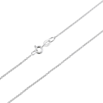 Sterling Silver Belcher Rolo Chain Necklace