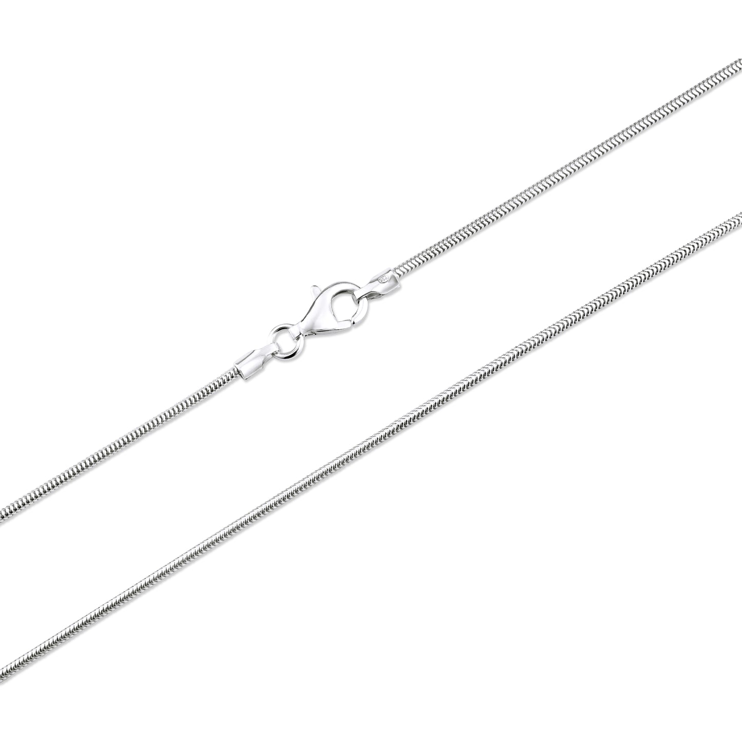 Sterling Silver Snake chain, diamond cut snake chain