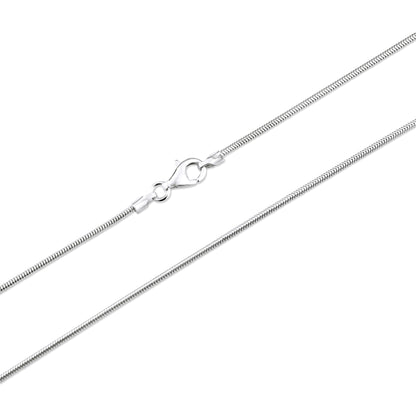 Sterling Silver Snake chain, diamond cut snake chain