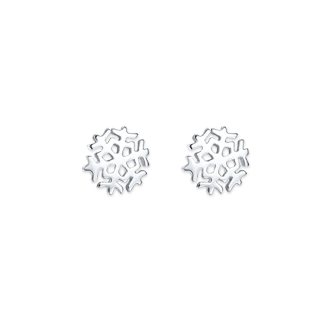 Snowflake Stud Earrings