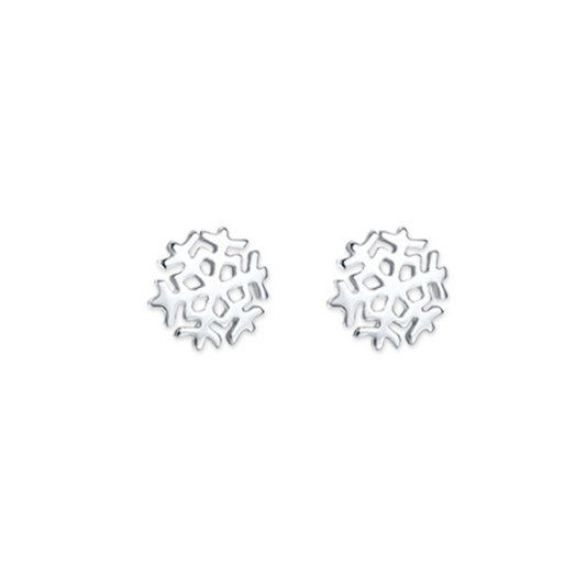 Snowflake Stud Earrings