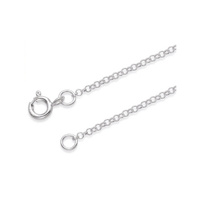 Sterling Silver Belcher Rolo Chain Necklace