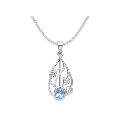 Blue Topaz Rennie Mackintosh Necklace