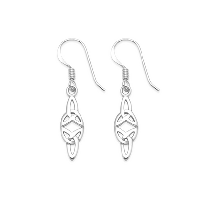 Sterling Silver Celtic Drop Earrings