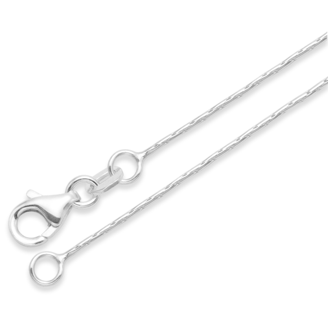 Sterling Silver Cobra Chain 46cm/18" Long