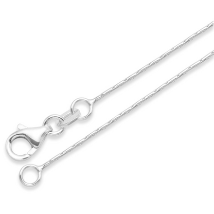 Sterling Silver Cobra Chain 46cm/18" Long