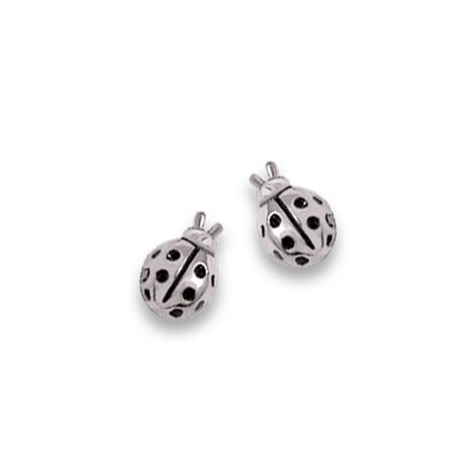 Sterling Silver Children's Ladybird Earrings